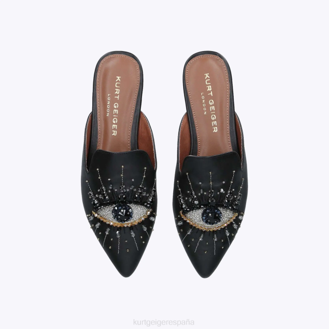 Kurt Geiger mujer Ojo de oliva de Londres 2LPR360 | calzados negro